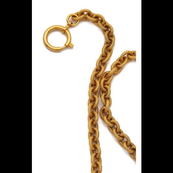 RARE VINTAGE CHANEL FLORENTINE NECKLACE Gold 93A - Picture 8 of 9